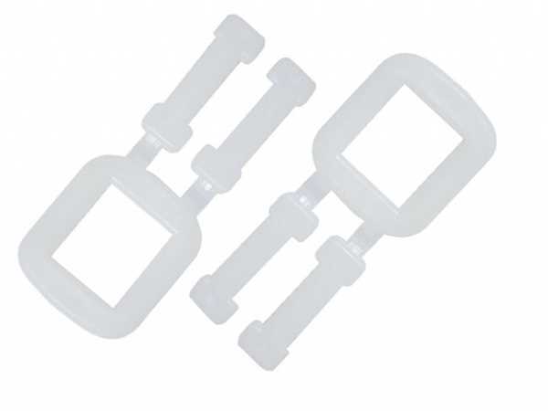 Plastic clip for PP strap band